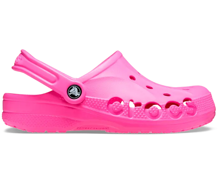 Сабо Baya Crocs женские, цвет Electric Pink