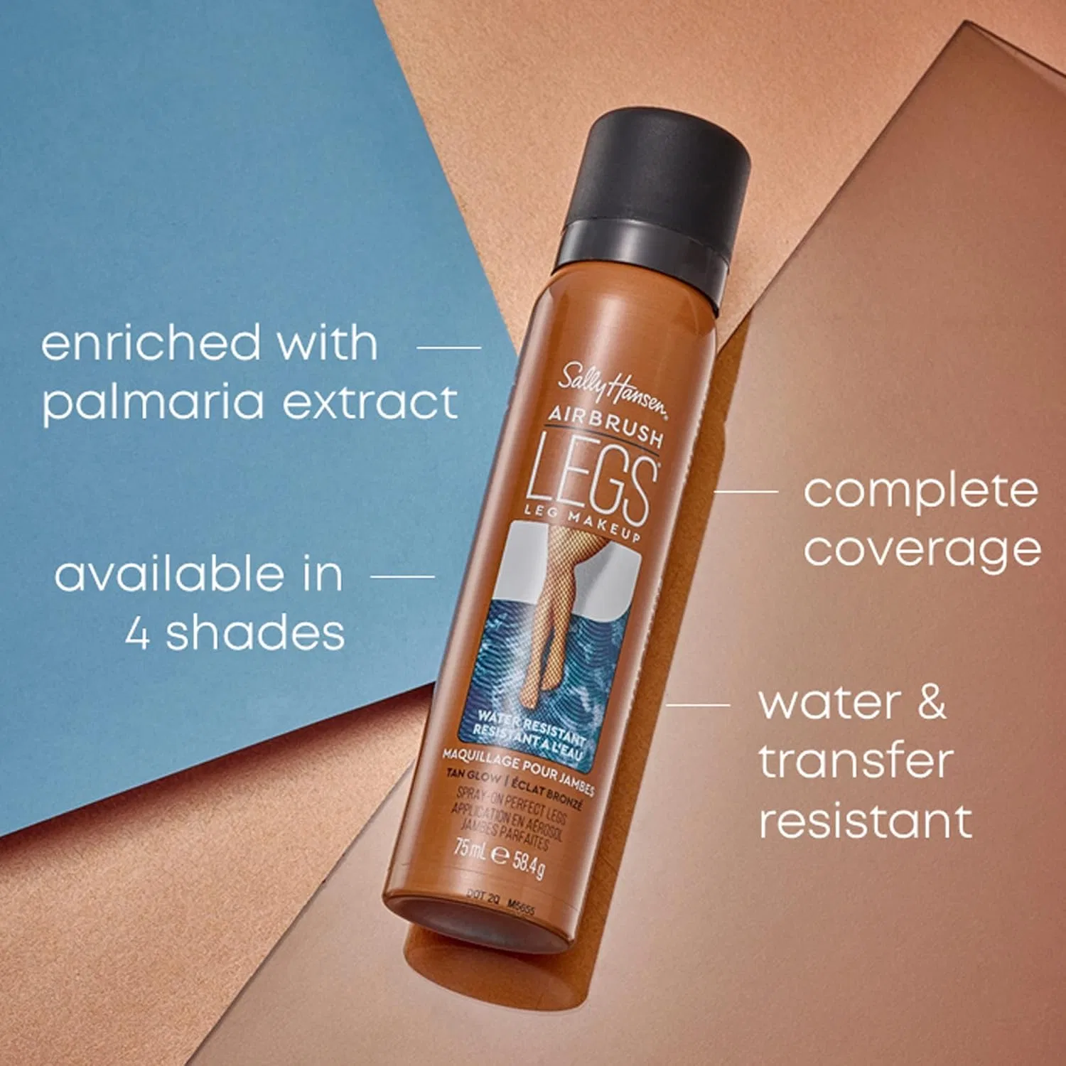 Спрей для ног Airbrush Legs 75 мл Light Glow от Sally Hansen Sally Hansen — фото 2