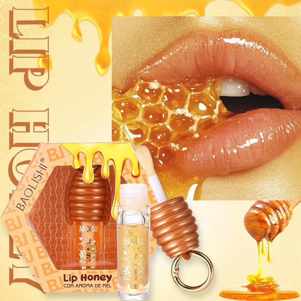 Блеск для губ Honey Lip Oil Petansy, 1 шт., желтый — фото 2