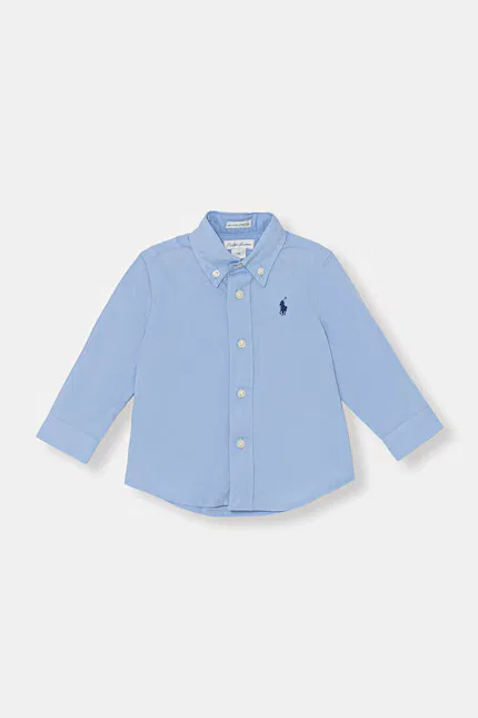Рубашка хлопковая Polo Ralph Lauren, синий