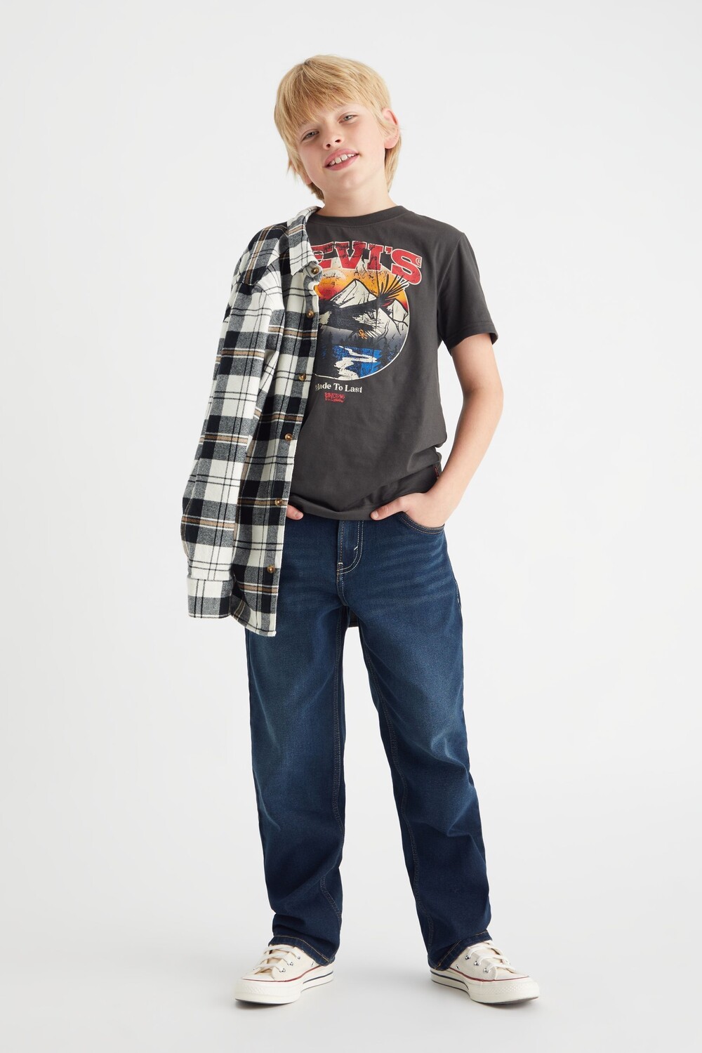 

Футболка с коротким рукавом и графическим логотипом Eagle Levi'S, черный