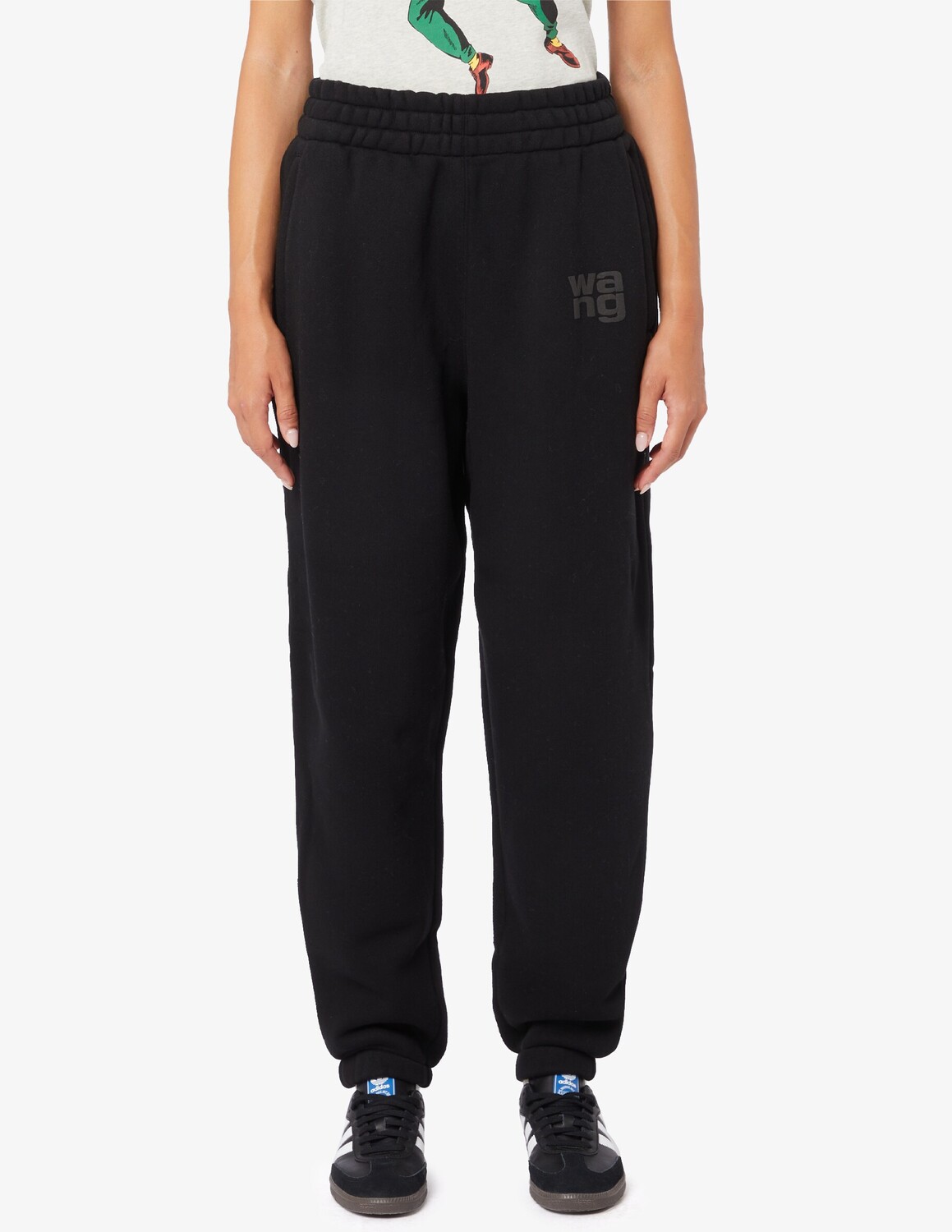 

Спортивные брюки Essential с логотипом Alexander Wang, черный