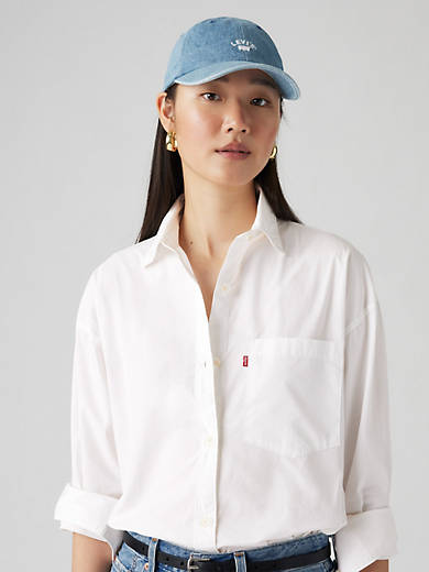 

Кепка с логотипом Lazy Girl Levi's, цвет Jeans Blue