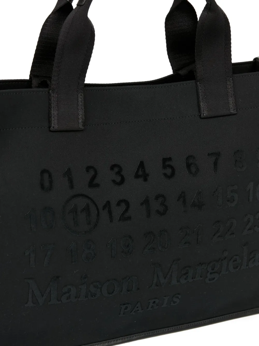 Маленькая сумка-тоут Cabas MAISON MARGIELA, черный — фото 4