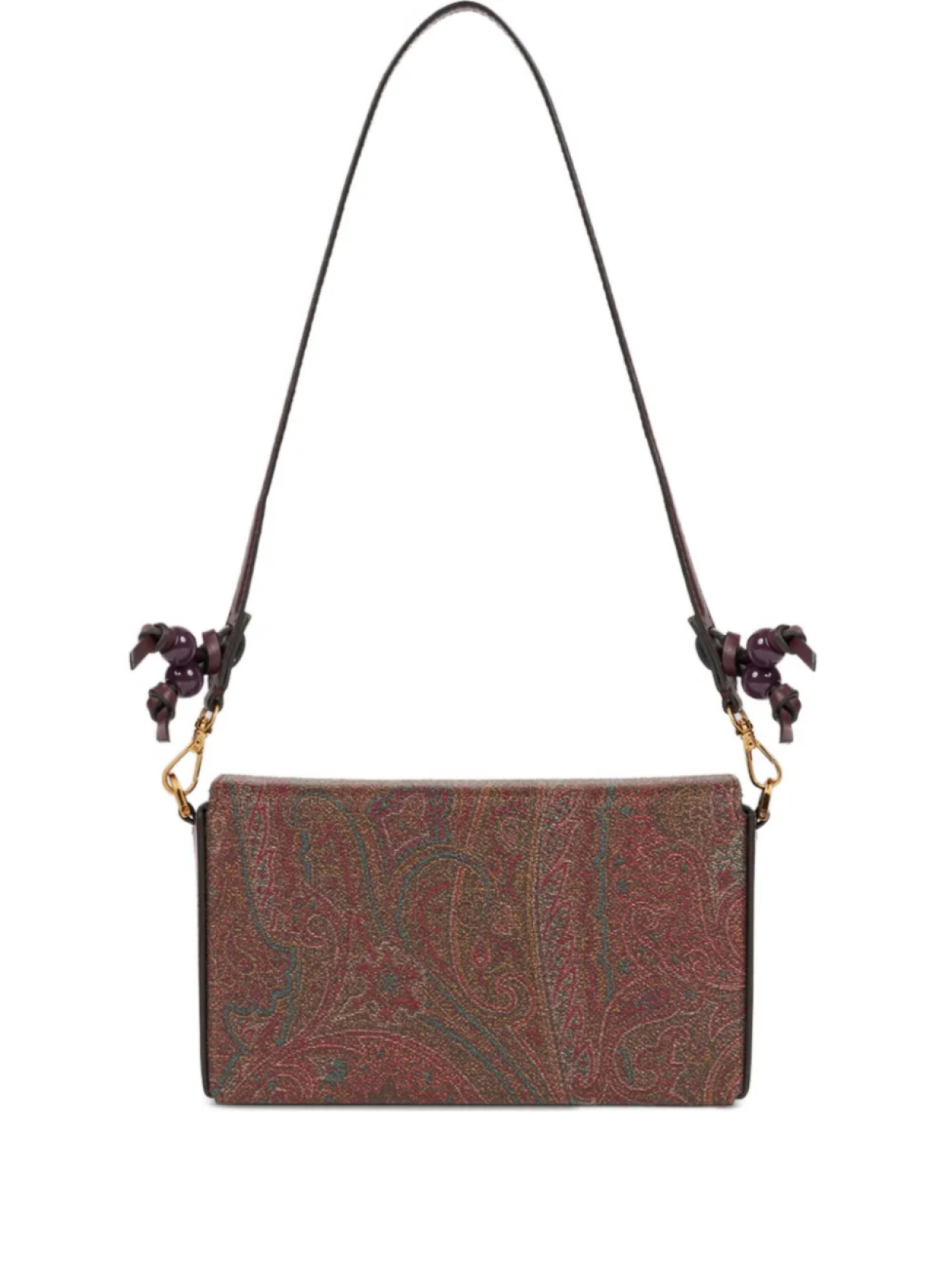 

Сумка-клатч ETRO Paisley Jacquard, коричневый
