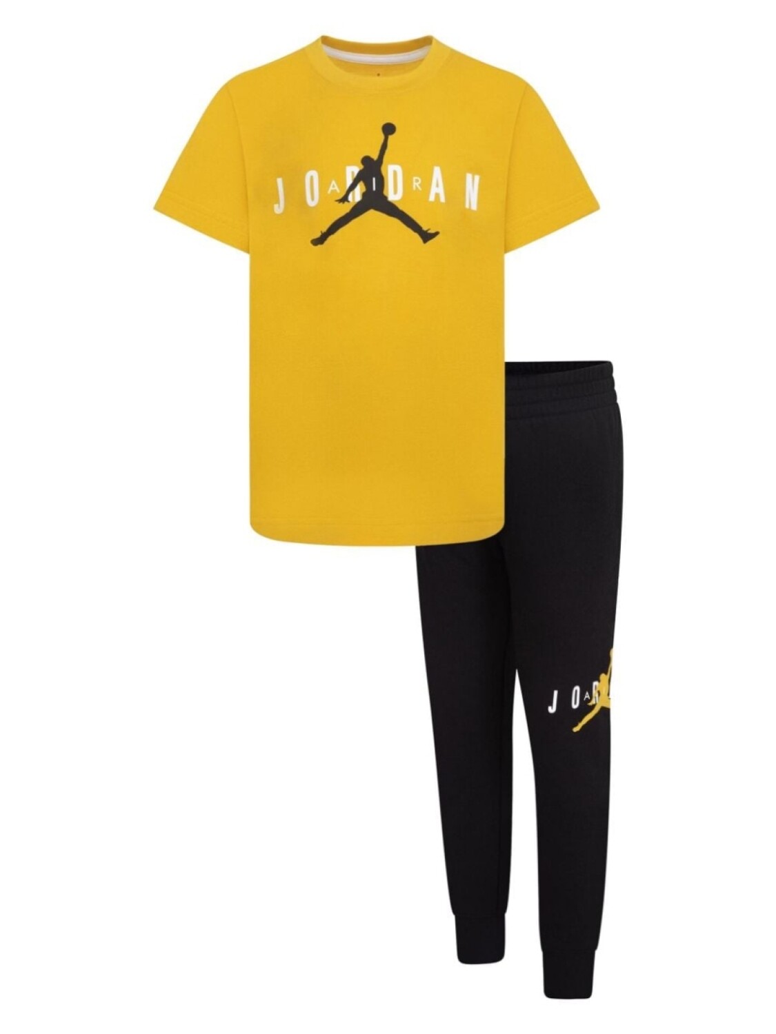 

Спортивный костюм с логотипом Jordan Kids, желтый
