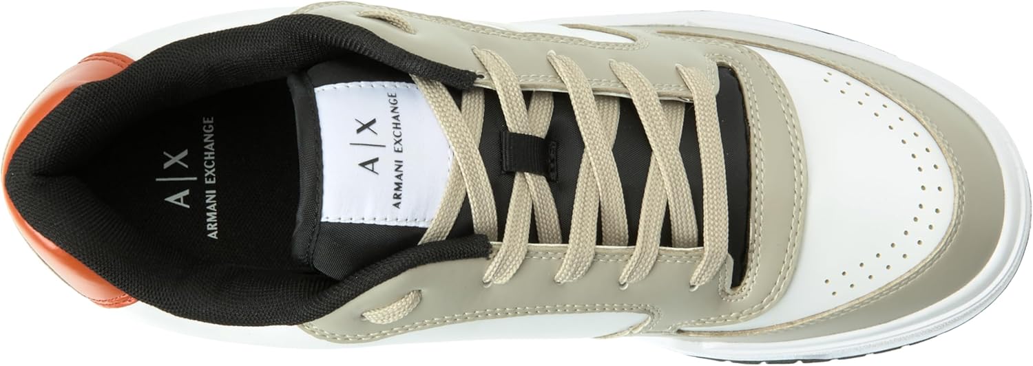 Мужские кроссовки Emporio Armani Armani Exchange, слоновая кость — фото 2