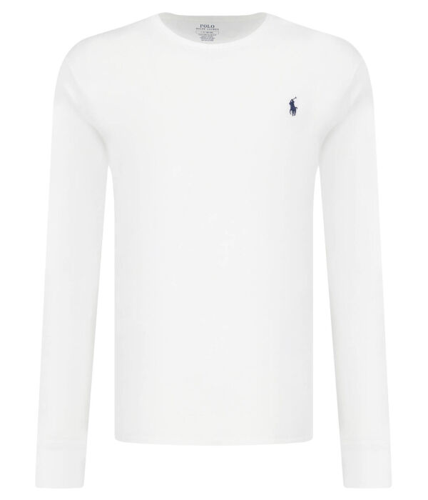 

Лонгслив мужской Polo Ralph Lauren хлопковый базовый, белый