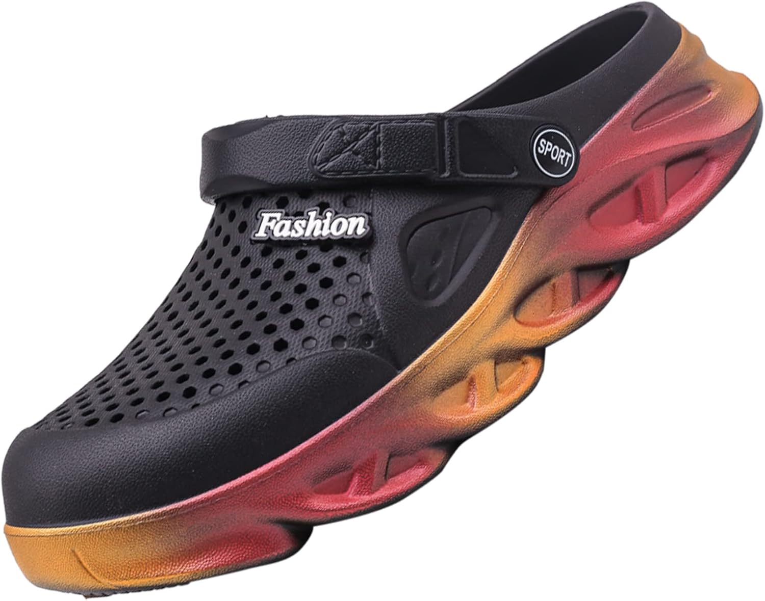 

Сандалии CYian для женщин и мужчин, противоскользящие, для воды, летние, для сада, мюли, сабо, обувь на каблуках, черный