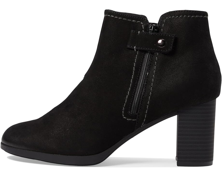 Ботинки женские Clarks Bayla Glow на каблуке, черный — фото 3
