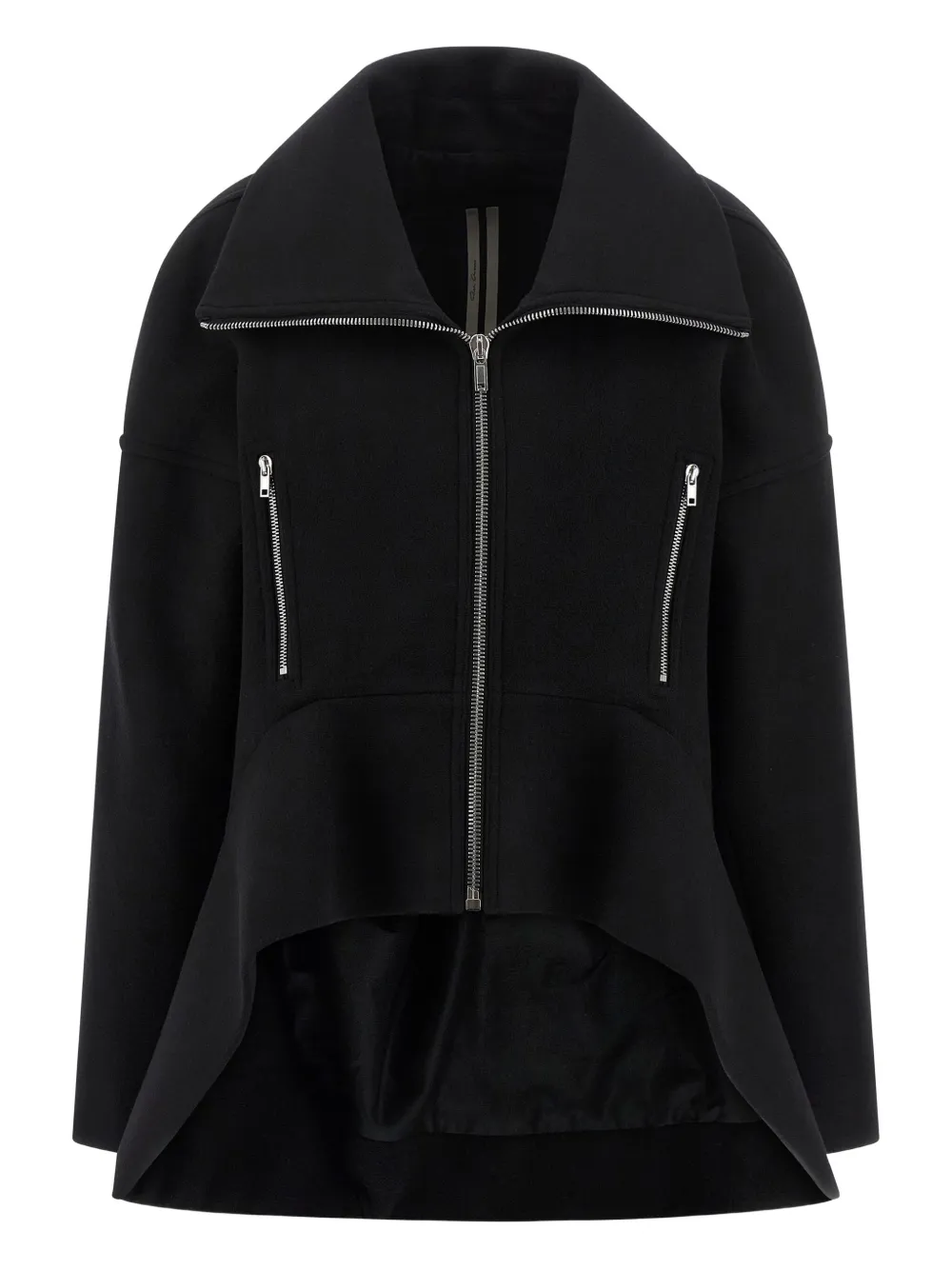 

Пальто оверсайз из чистой шерсти Rick Owens, черный