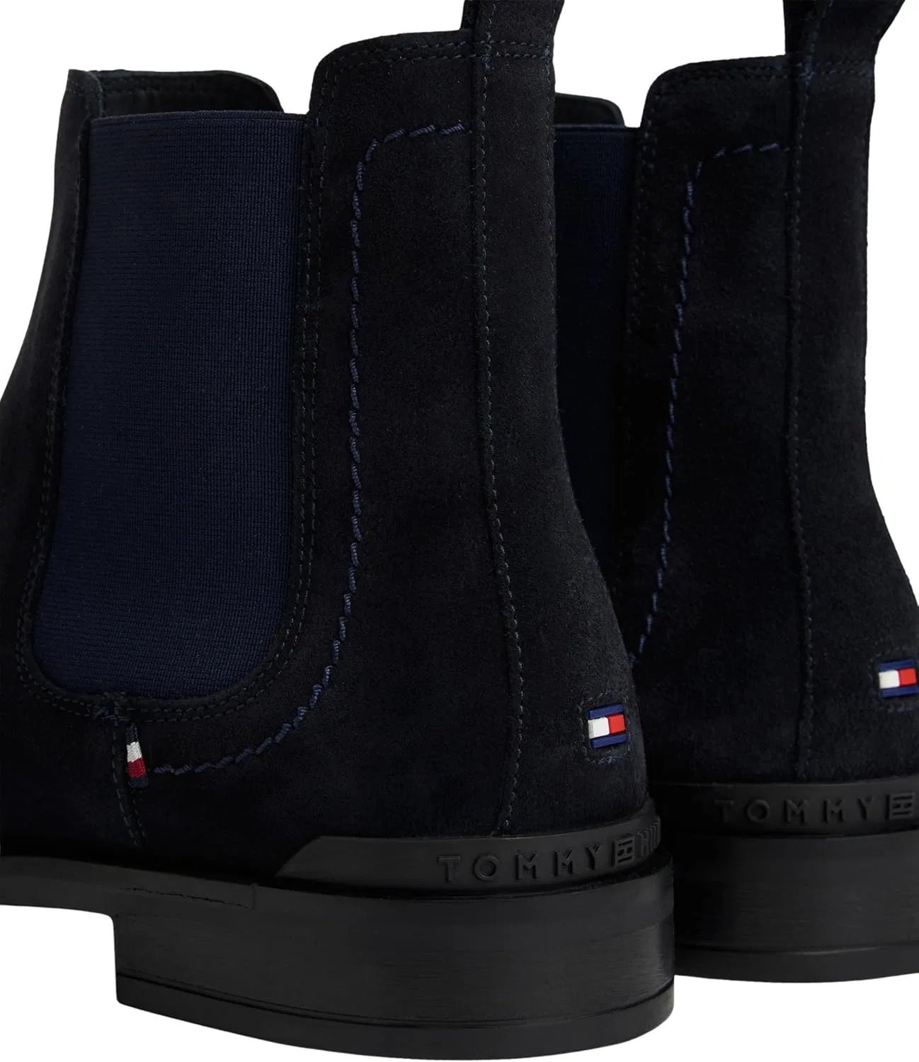 Мужские корпоративные ботинки Tommy Hilfiger SDE Chelsea Fm0fm05580 Low Boots, Blue Desert Sky — фото 4