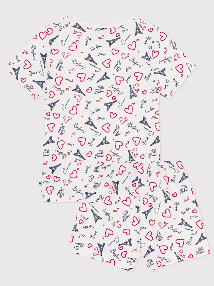 Пижама из хлопка PETIT BATEAU, белый — фото 3