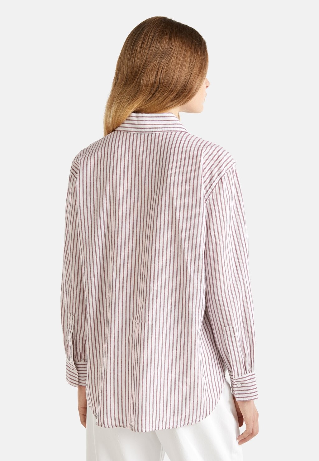 

Блузка на пуговицах STRIPED United Colors of Benetton, красный