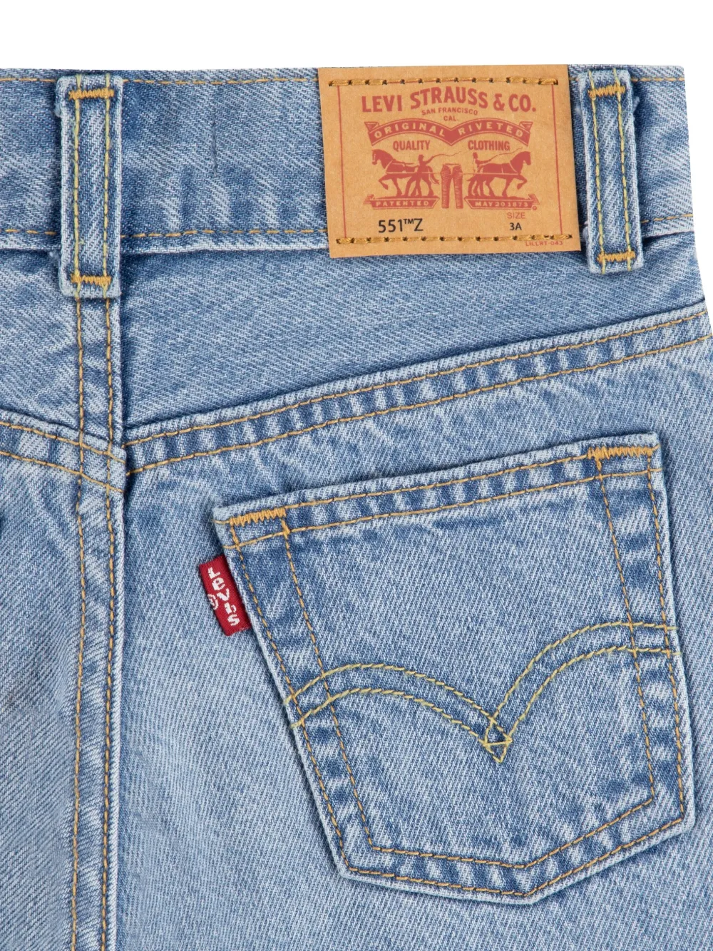 Джинсовые шорты Levi'S Kids, синий — фото 3