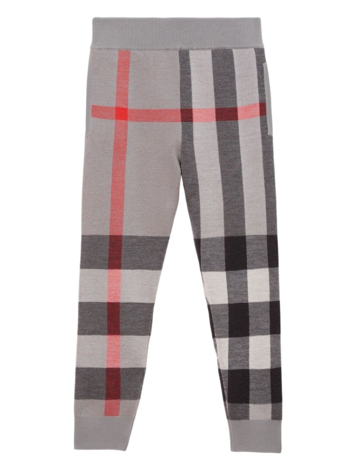 

Шерстяные брюки в клетку Vintage Check Burberry Kids, серый