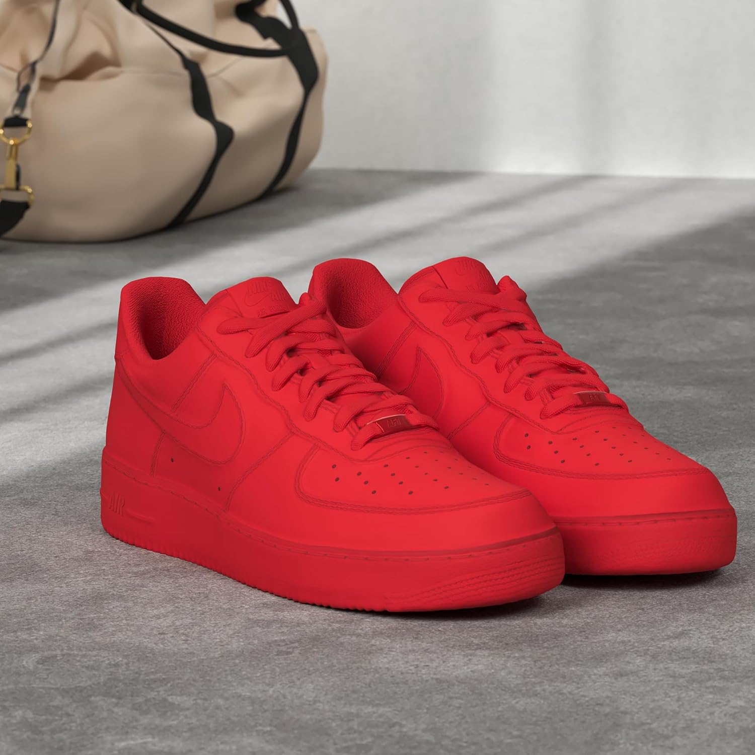 Кроссовки Nike Men's Air Force 1 '07 An20, красный — фото 2