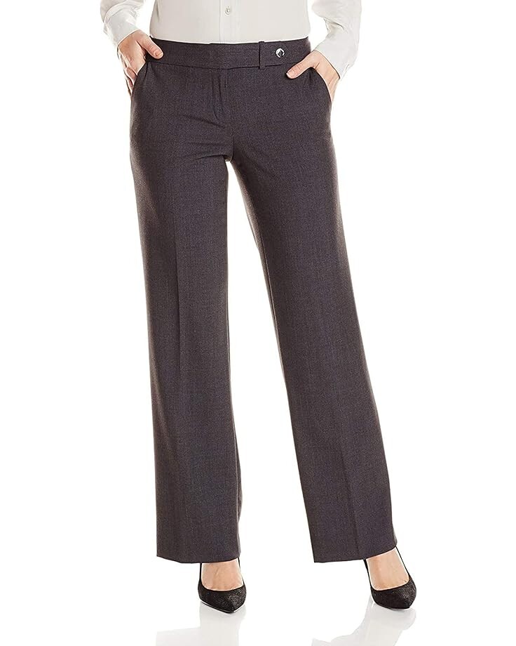 

Брюки Calvin Klein Petite Size Straight-Leg, цвет Charcoal