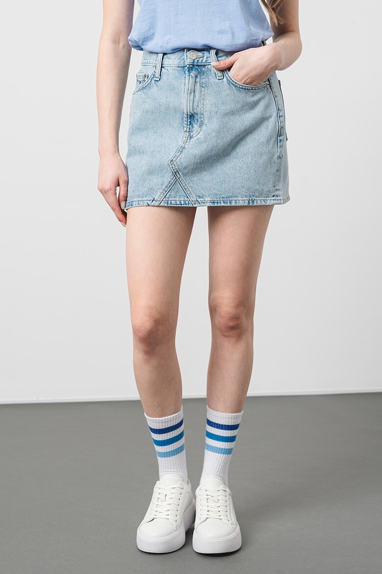 

Джинсовая короткая юбка Izzie Tommy Jeans, синий