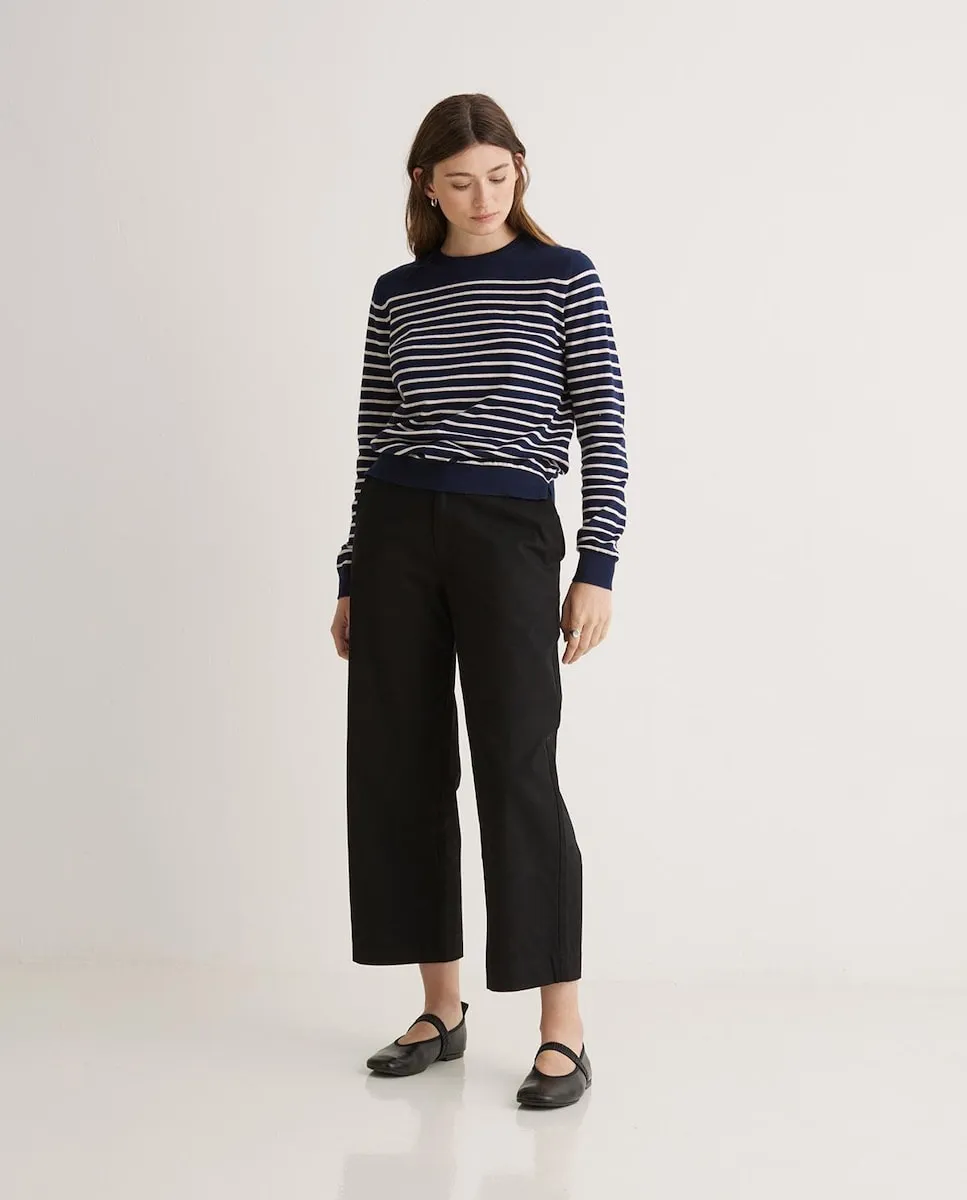 

Женские брюки с боковыми и задними карманами на застежке с пуговицей и клапаном Yerse, черный