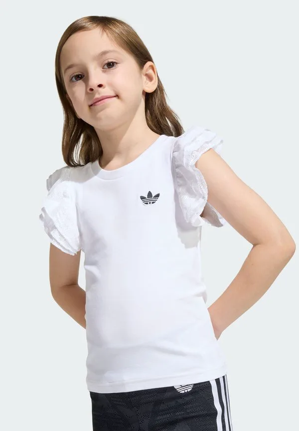 Велосипедная футболка с шортами Adidas Originals, White/Black — фото 3