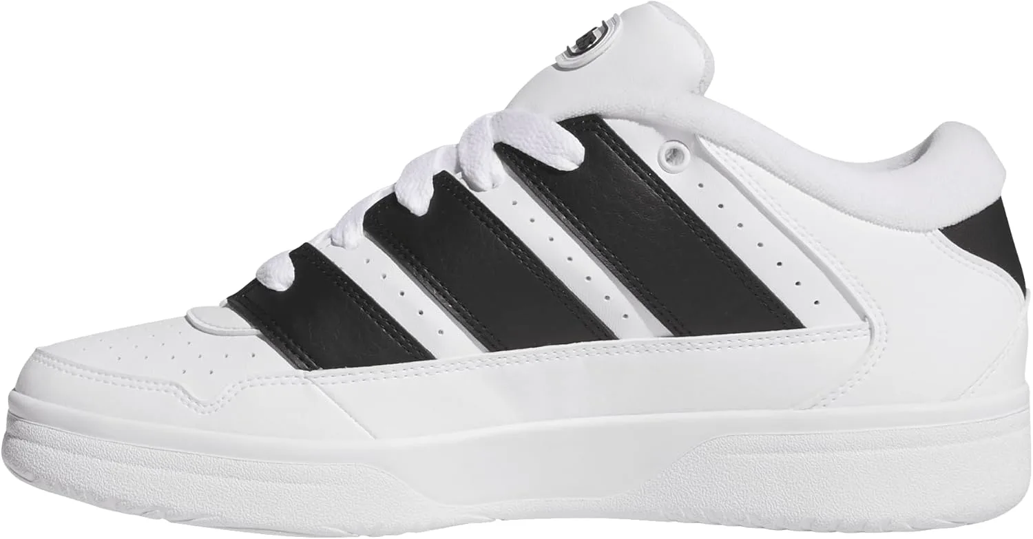Мужские кроссовки Adidas Break Start 2000 с шнуровкой, повседневные - серые, белый/черный
