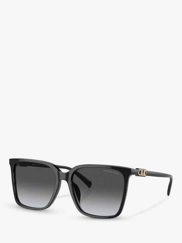 

Женские солнцезащитные очки Canberra Polarised Round MK2197U Michael Kors, Black/Grey Gradient
