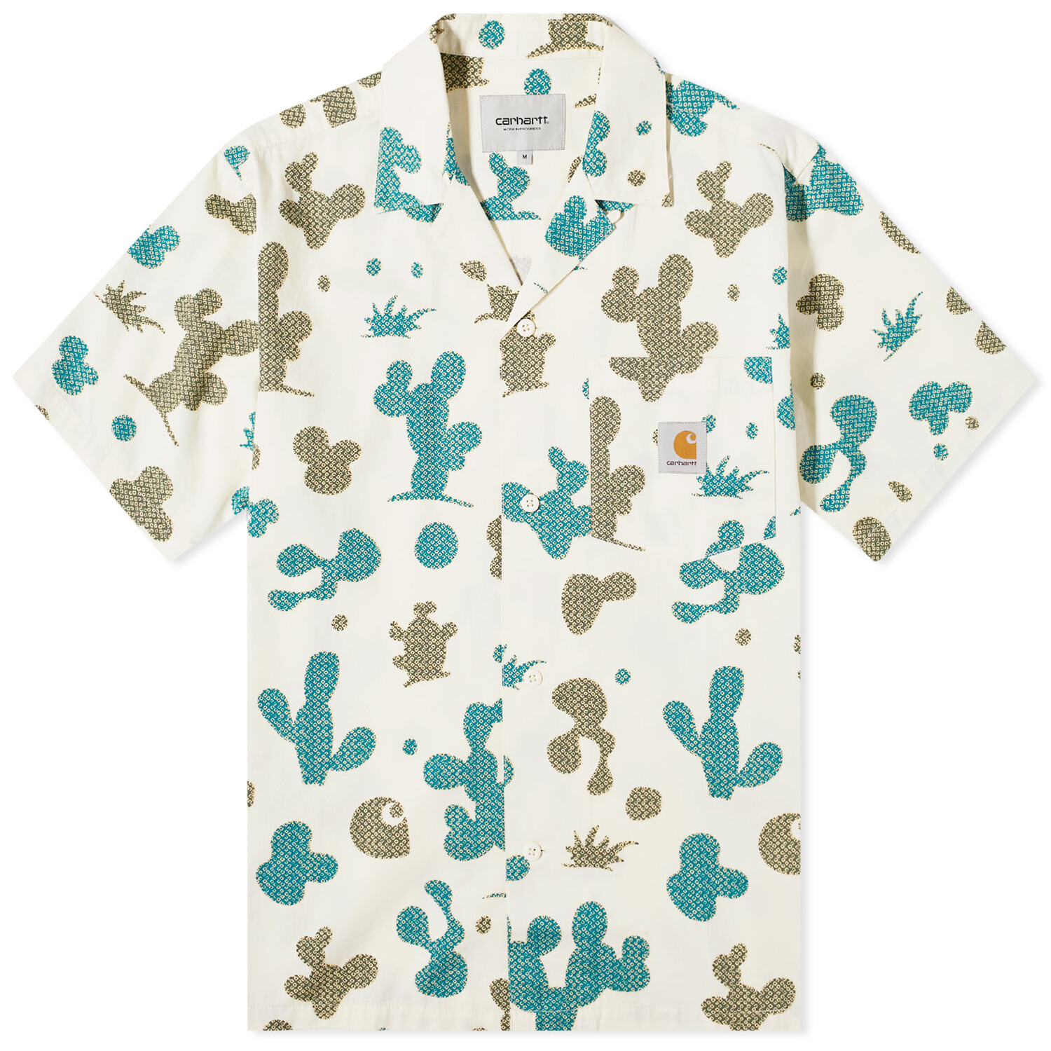 

Рубашка с коротким рукавом Carhartt Wip Opus Vacation Shirt, цвет Wax