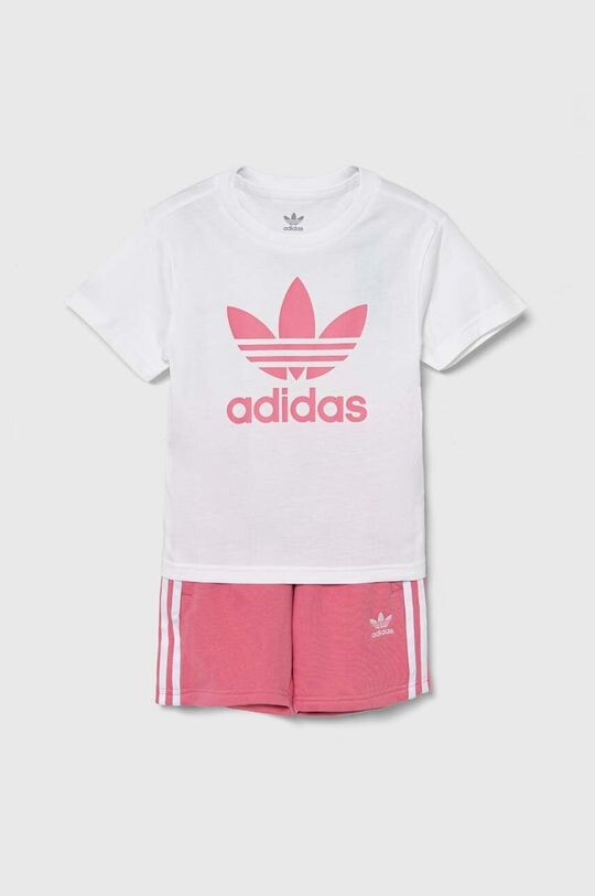 

КОМПЛЕКТ ДЕТСКОЙ КОРОТКОЙ ФУТБОЛКИ adidas Originals, розовый