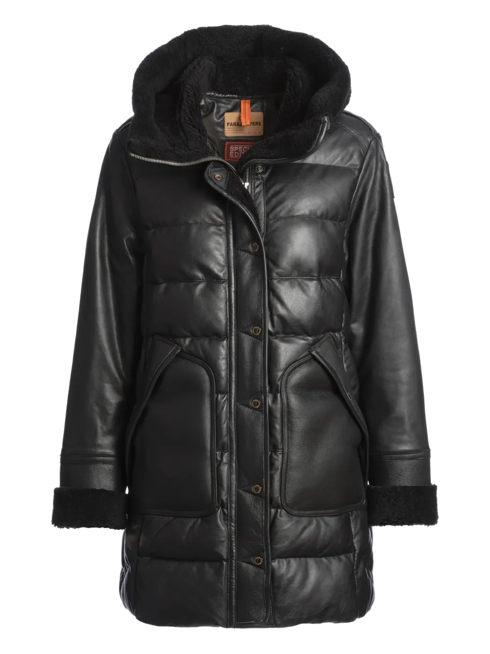 

Стеганое пальто Demi с капюшоном Parajumpers, черный