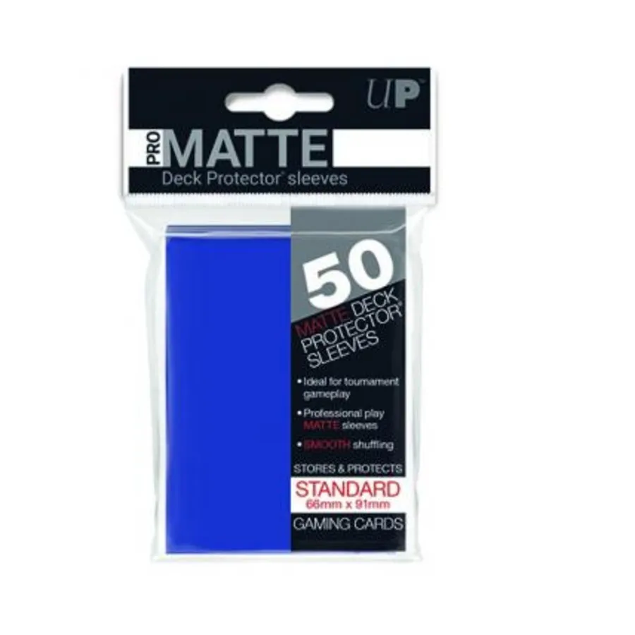 

Матовые небликующие обложки для карточек Pro-Matte — синие (50), Card Sleeves - Standard - Pro-Matte (Ultra-Pro)