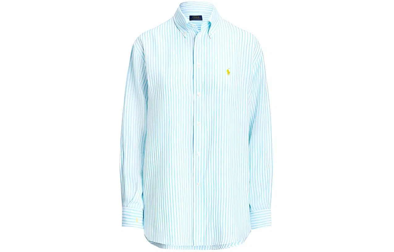 Рубашка поло с полосками Polo Ralph Lauren Мультиколор