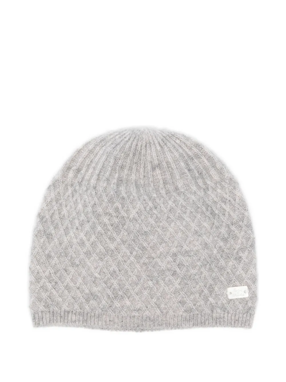 

Шапка с ромбовидным узором Tartine Et Chocolat, серый