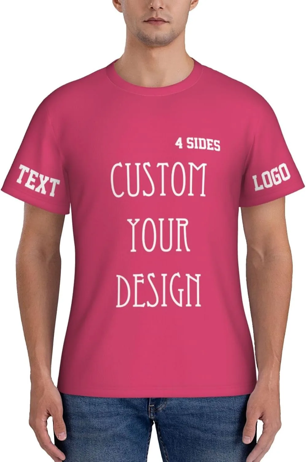 

Футболка Custom T Shirts 4-Side Printable с логотипом