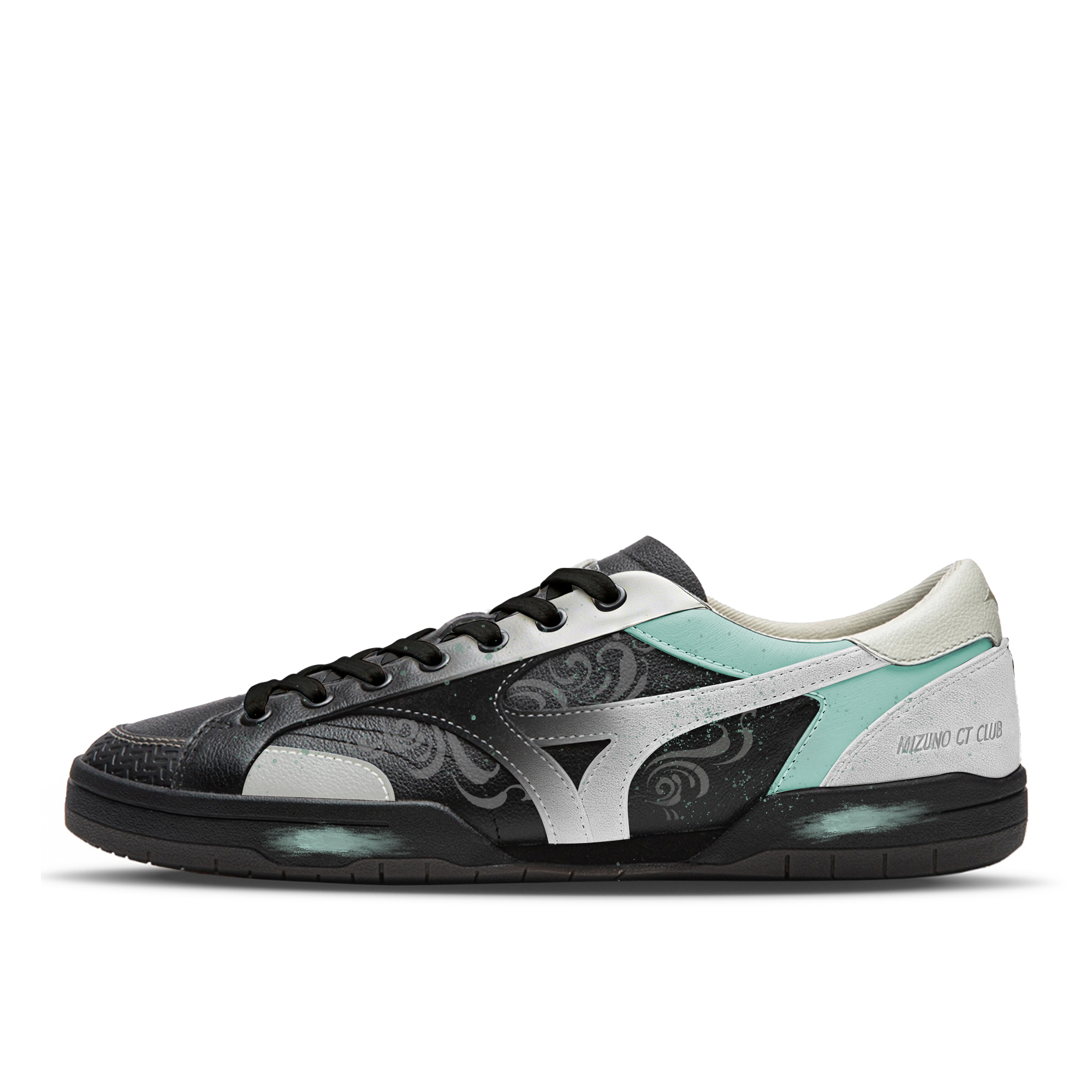 

Mizuno CT CLUB устойчивые к истиранию и скольжению низкие кроссовки для скейтбординга Unisex черно-белые Cyan