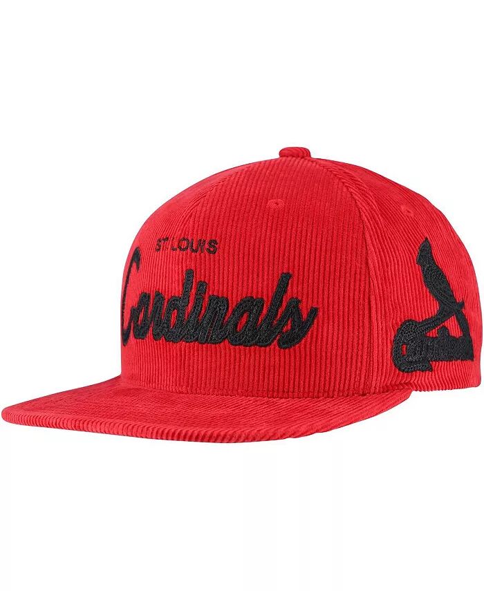 

Мужская красная вельветовая бейсболка St. Louis Cardinals Snapback Mitchell & Ness