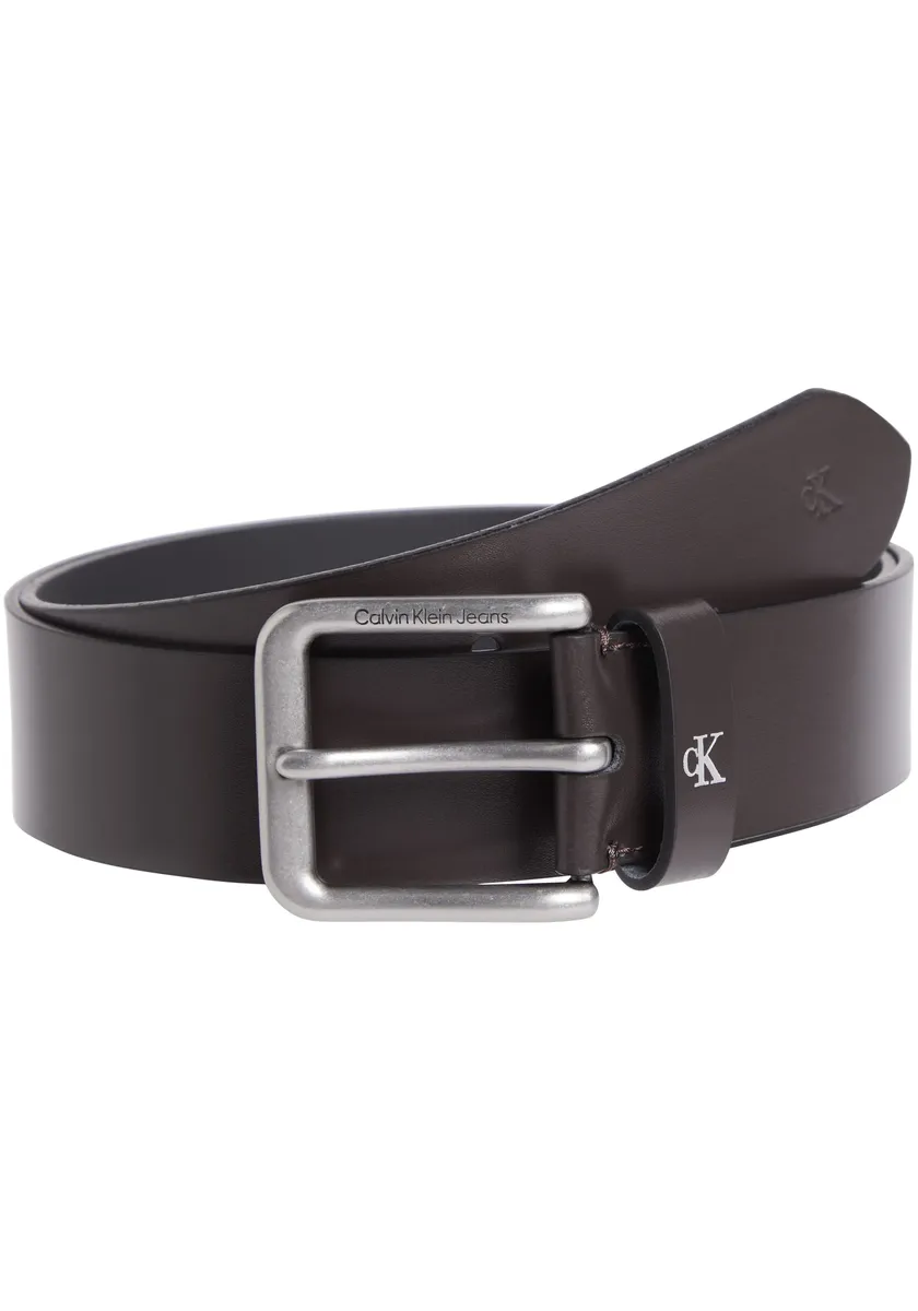 

Кожаный ремень Calvin Klein Jeans "ROUNDED CLASSIC BELT 38MM", коричневый