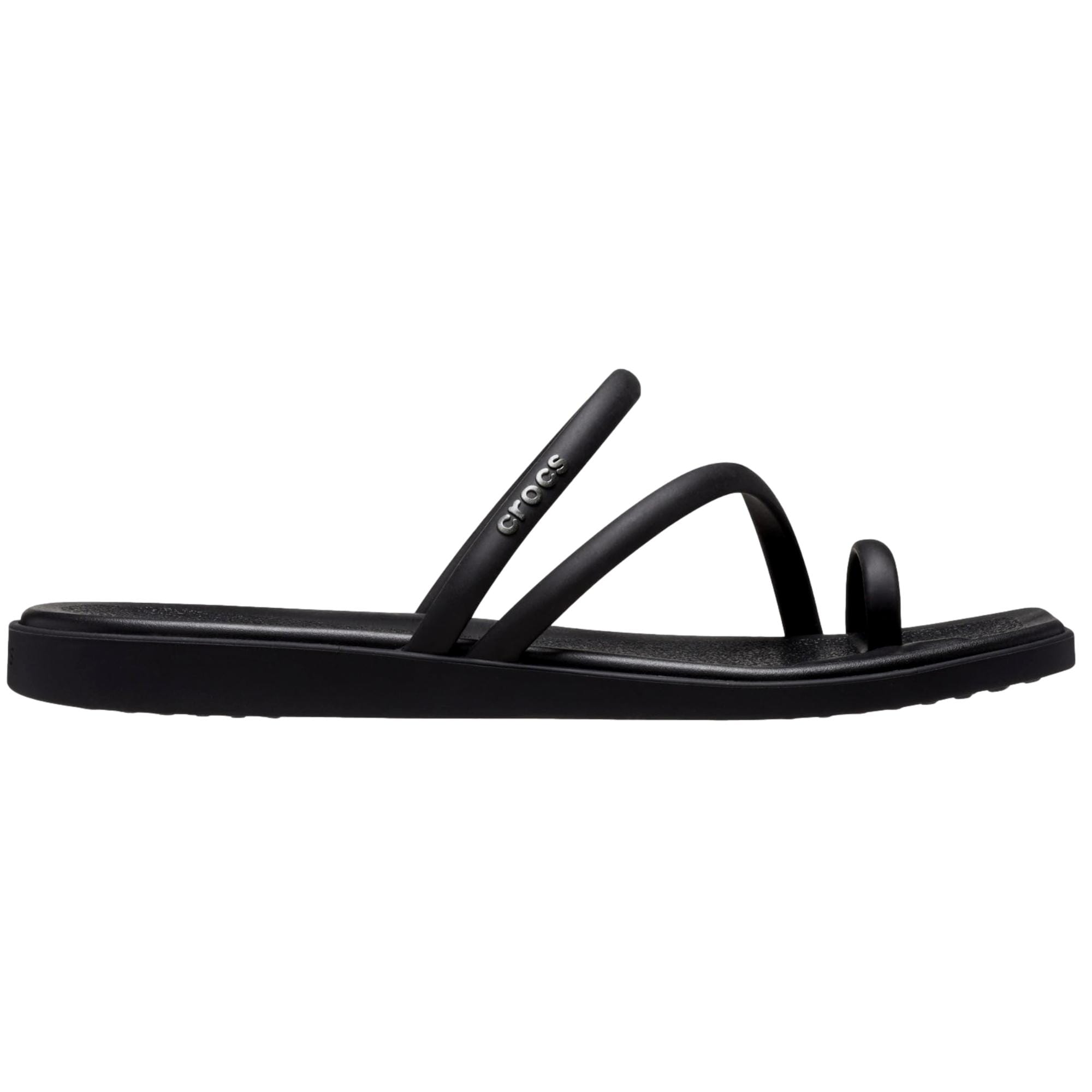 Crocs Miami Toe Loop Sandal Black 209862-001 Women's