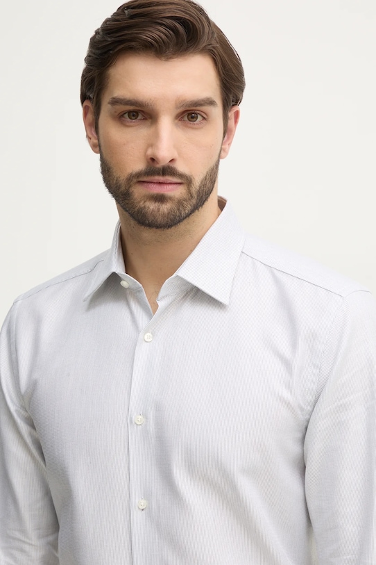 

Хлопковая рубашка Boss, белый