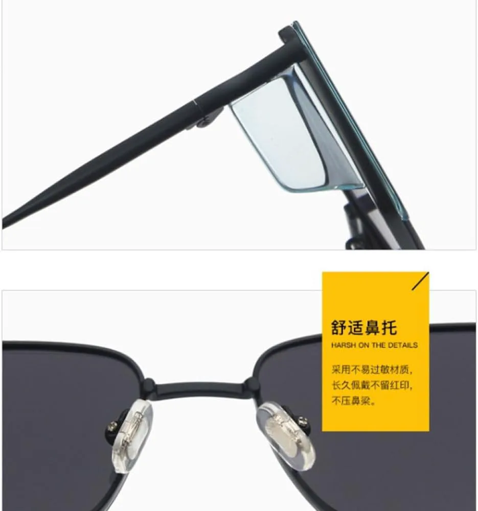 

Винтажные квадратные солнцезащитные очки в металлической оправе для женщин, солнцезащитные очки Shelter, унисекс линзы, женские очки, мужские очки MTZJH, 2