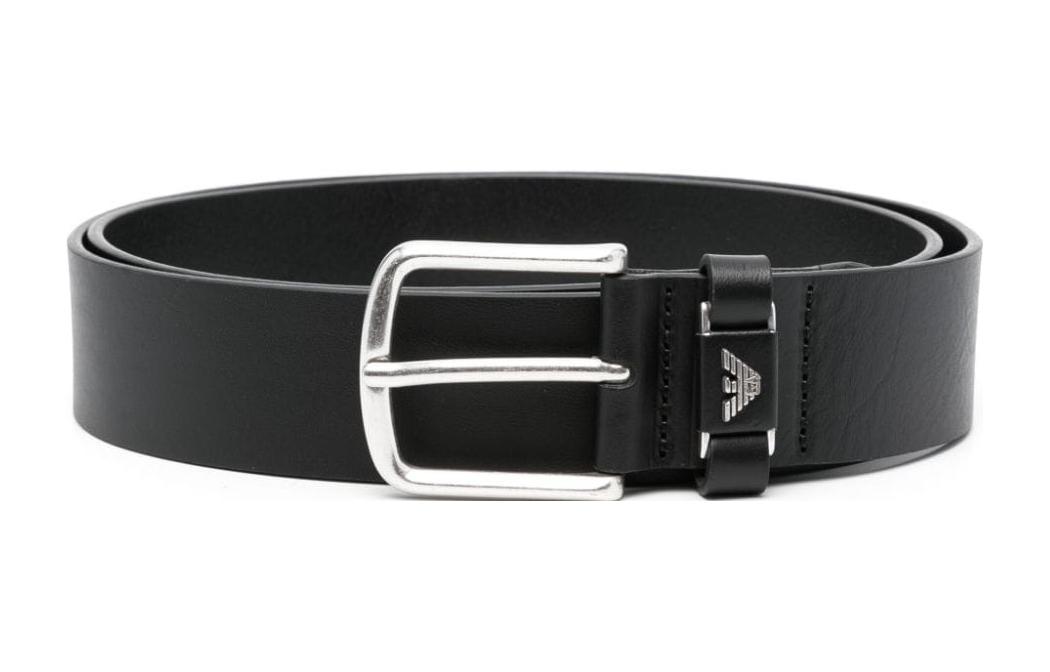 

EMPORIO ARMANI Ремень с пряжкой в виде логотипа, Black