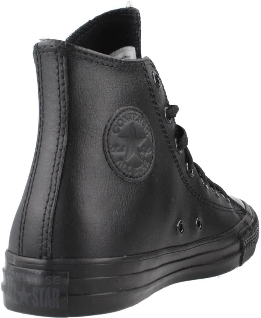 Кроссовки Converse Unisex Kinder Chuck Taylor All Star LeatherSneaker, Black — фото 3