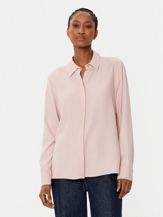 

Свободная рубашка WW0WW44045 Tommy Hilfiger, розовый