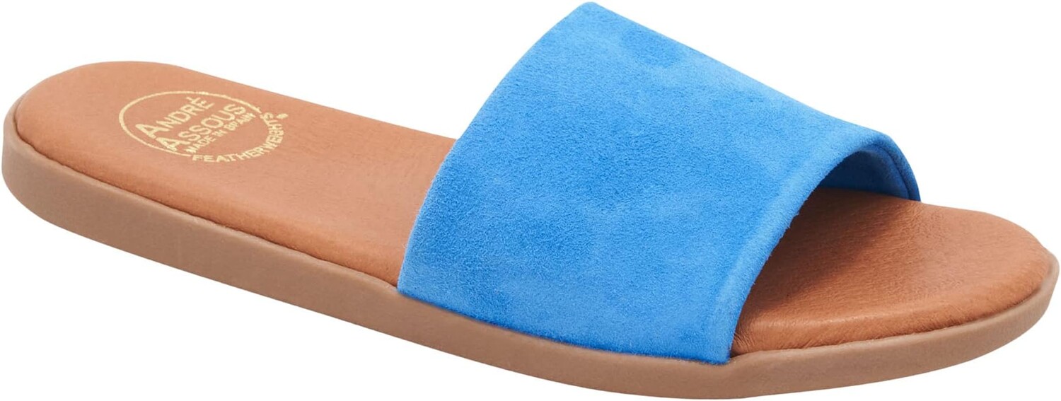 Сандалии Andre Assous Paloma Featherweight Flat Sandal, синий