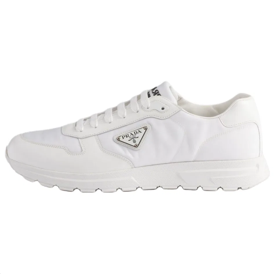 Кроссовки низкие Prada White