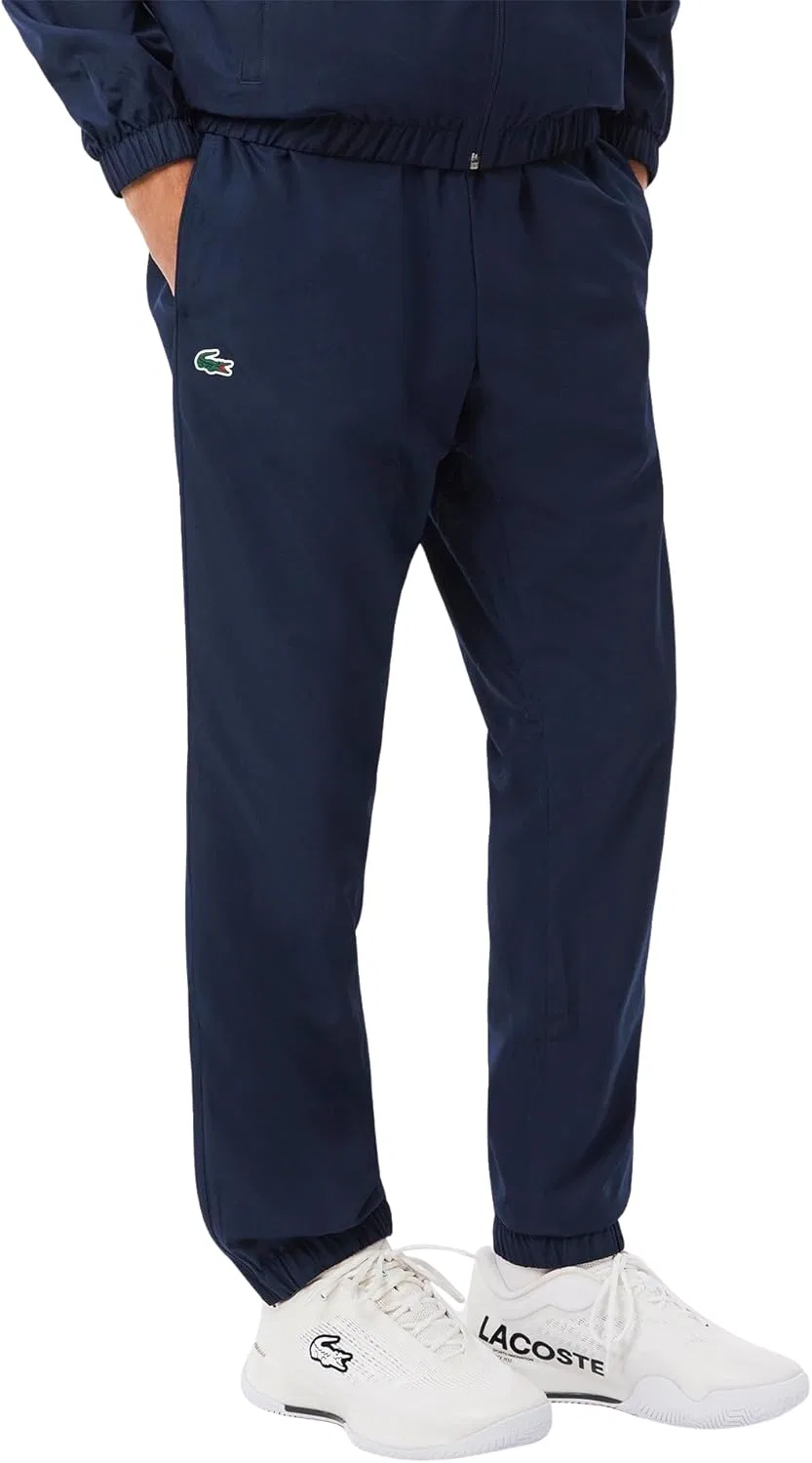 Мужской спортивный костюм Lacoste Diamond из тафты, темно-синий — фото 4