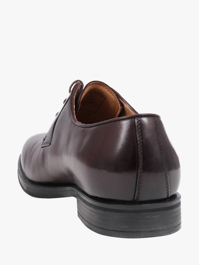 Манчестер дерби на шнуровке из кожи Wide Fit Jones Bootmaker, Dark Brown — фото 3
