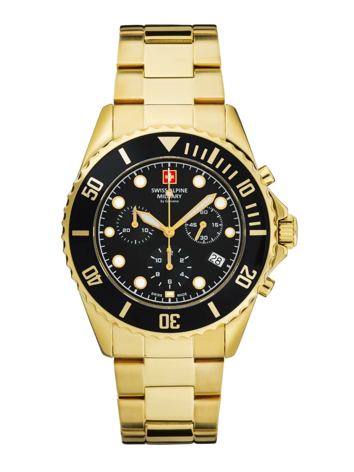 

Swiss Alpine Military by Grovana Мужские аналоговые часы в золотом исполнении