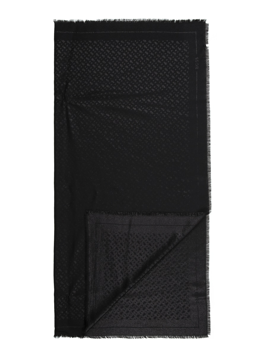 

Шарф BOSS Ledonia, черный