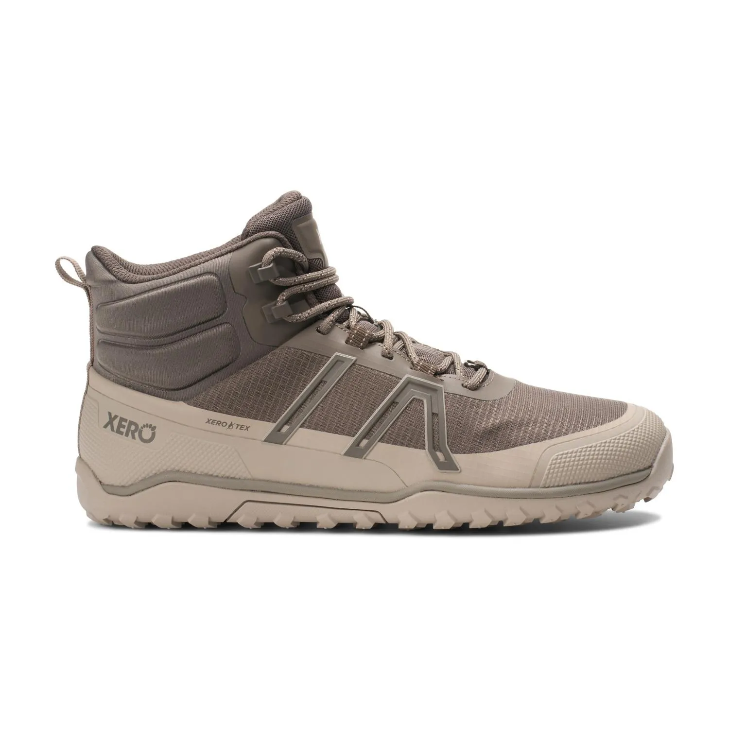 

Средние трейловые ботинки для хайкинга Xero Shoes, Morel/Pure Cashmere